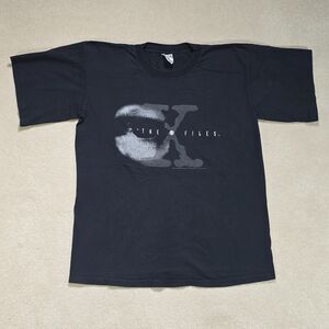 Vintage 1995 The X-Files Promo T-Shirt TV Show 90s Sci-Fi Men’s XL Rare